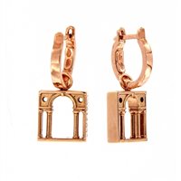 Ohrringe Loving Palladio  Dame 3D in Gold 03R-OR SERLIANA - 03R-OR SERLIANA